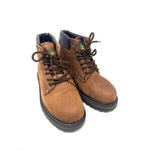 Women's Sketcher's Leather Work Hiking Boots Steel Toed - Insulated SIZE 5